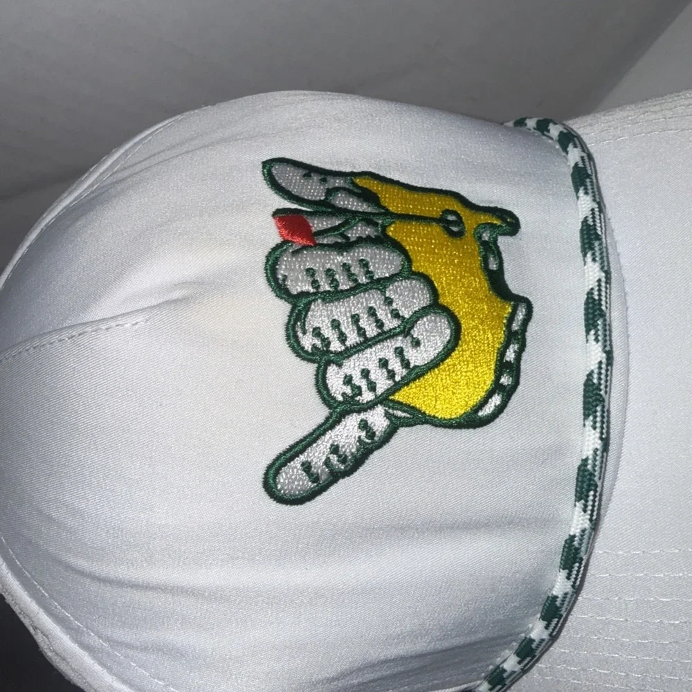 Masters Strap Back Mens One Size White Golf Augusta Nationals Sports Hat Cap